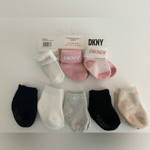 DKNY baby Sock (6 pairs) - Pink, White + Old Navy warm (5 pairs)